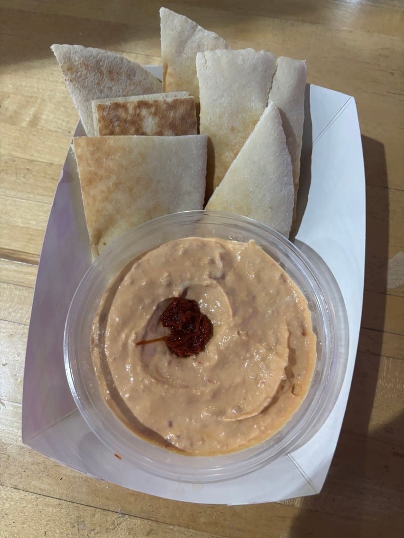 Red Pepper Hummus.