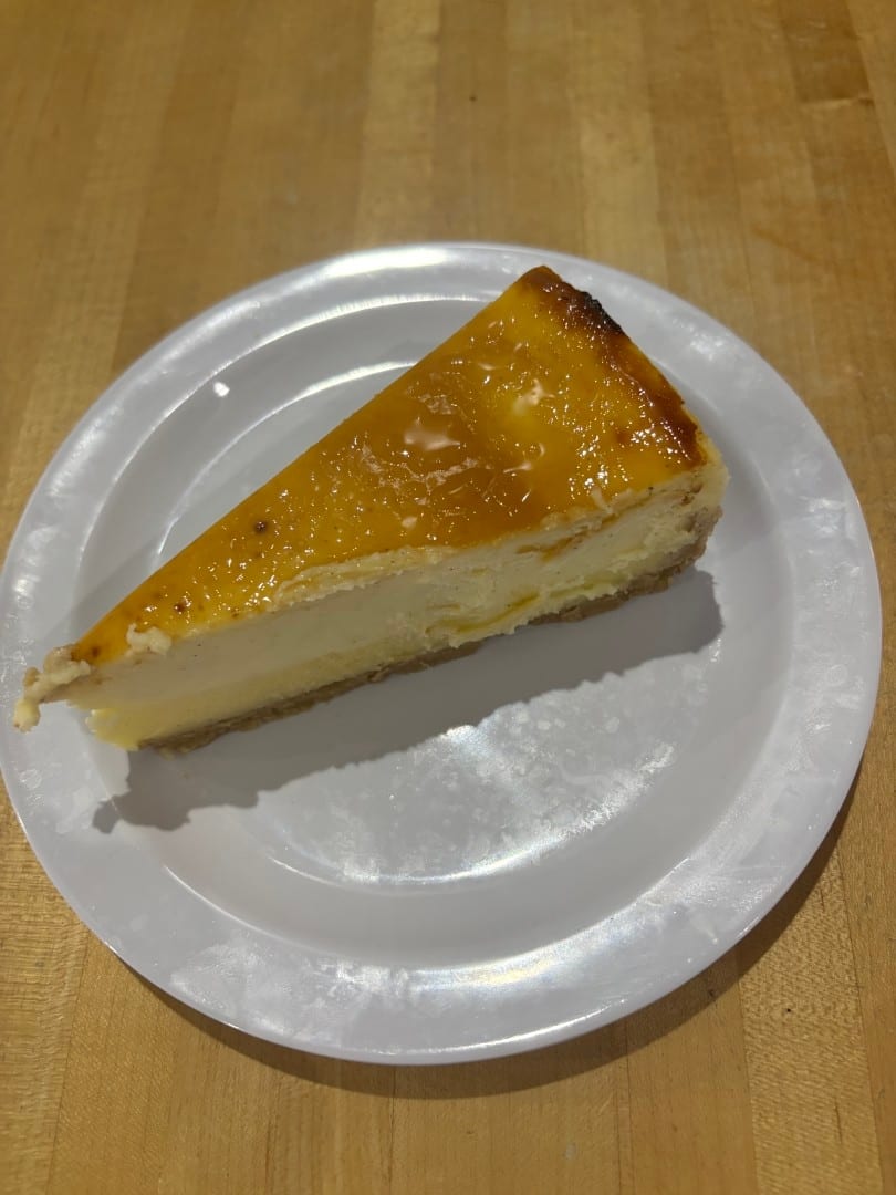 Creme Brulee Cheesecake.