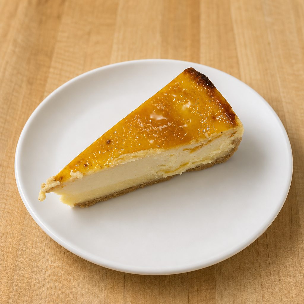 Creme Brulee Cheesecake.