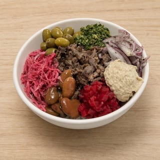 Fried Kibbe Bowl