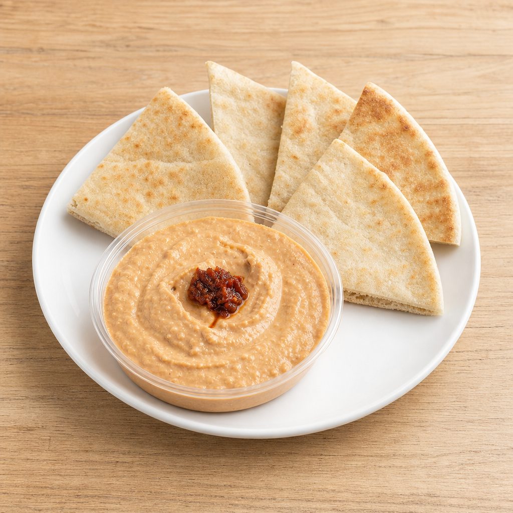 Red Pepper Hummus.