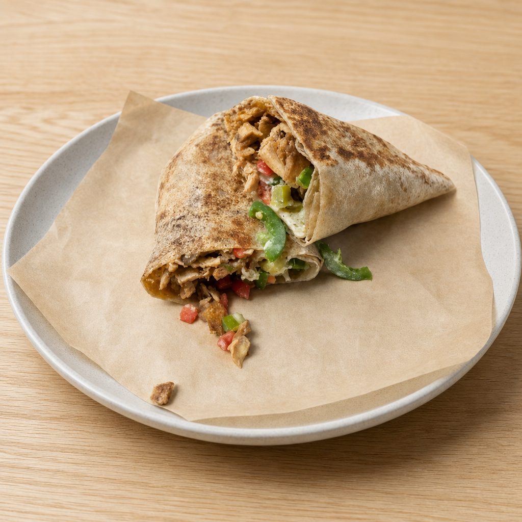 Traditional Chicken Wrap.