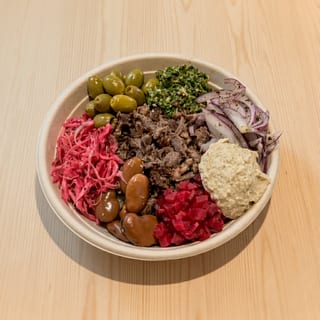 Fried Kibbe Bowl