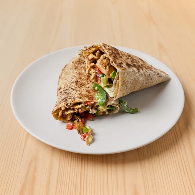 Traditional Chicken Wrap.