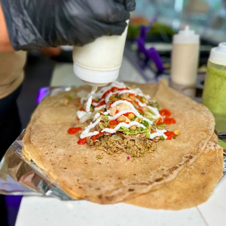 Nana Street Food - Chicken Shawarma Wrap - Bold Eastern Mediterranean Flavors in Every Bite-High-Quality