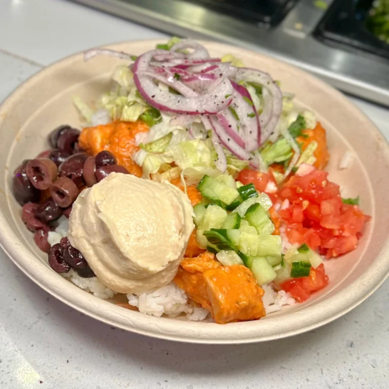 Nana Street Food - Chicken Shish Taouk Bowl - Bold Eastern Mediterranean Flavors in Every Bite-High-Quality